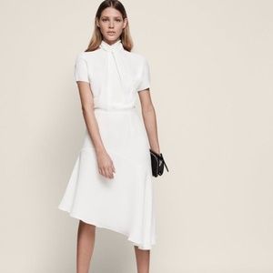Reiss Zinc Dress Off-White Size 8
